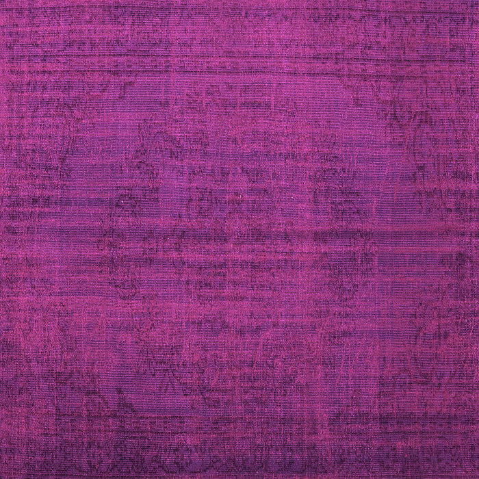 Square Machine Washable Persian Pink Bohemian Rug, wshtr4184pnk