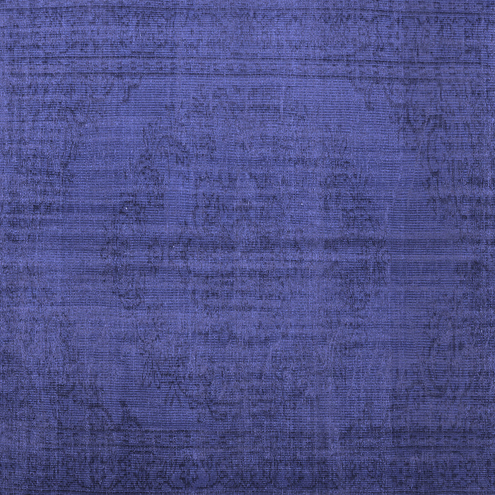 Square Machine Washable Persian Blue Bohemian Rug, wshtr4184blu