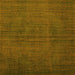 Square Machine Washable Persian Yellow Bohemian Rug, wshtr4184yw