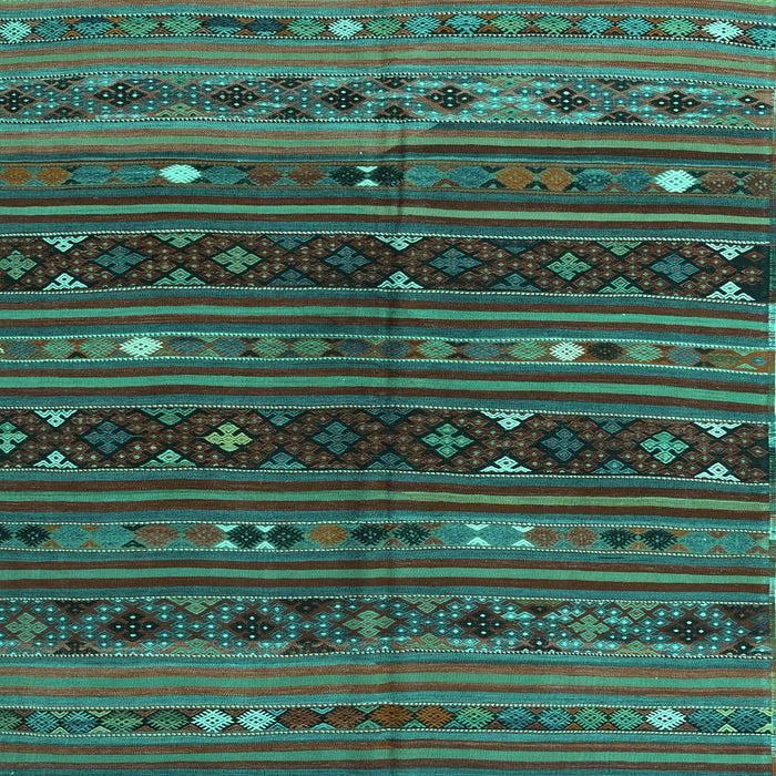 Southwestern Turquoise Country Rug, tr4185turq