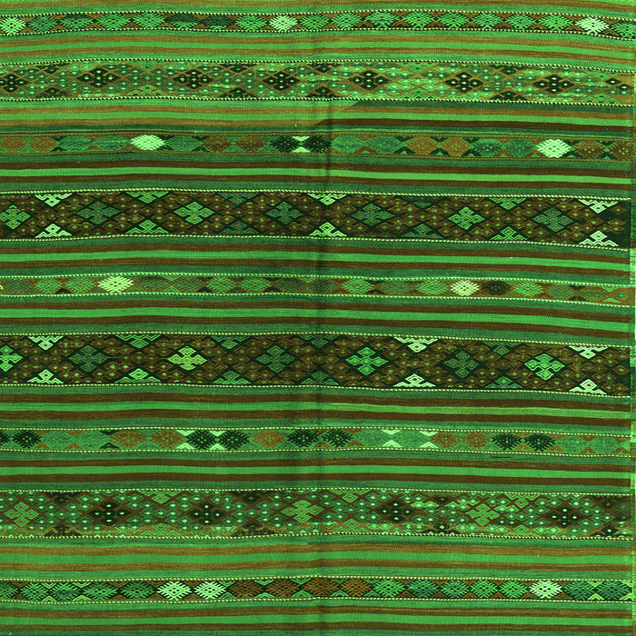 Southwestern Green Country Rug, tr4185grn
