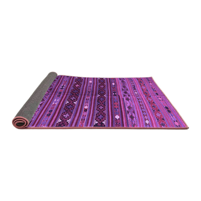 Sideview of Southwestern Purple Country Rug, tr4185pur
