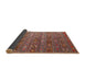 Sideview of Traditional Dark Almond Brown Southwestern Rug, tr4186