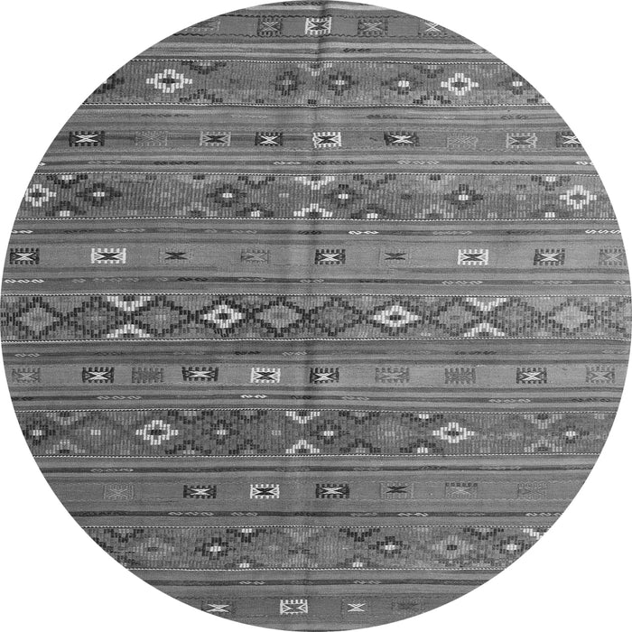 Square Southwestern Gray Country Rug, tr4186gry