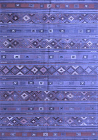 Southwestern Blue Country Rug, tr4186blu