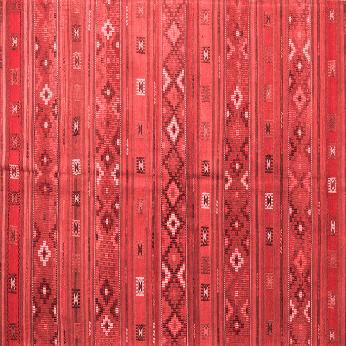Machine Washable Southwestern Red Country Rug, wshtr4186red