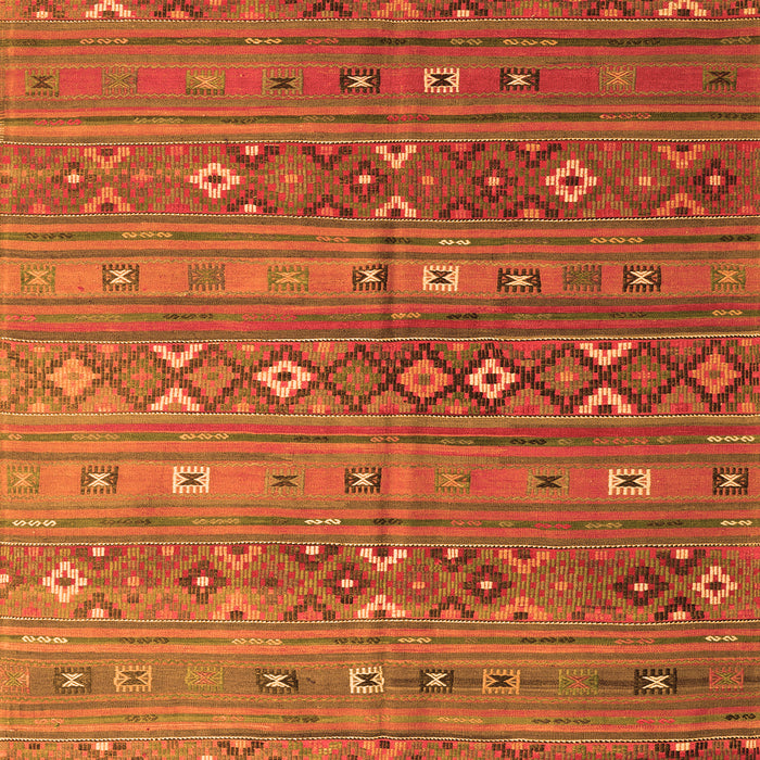 Southwestern Orange Country Rug, tr4186org