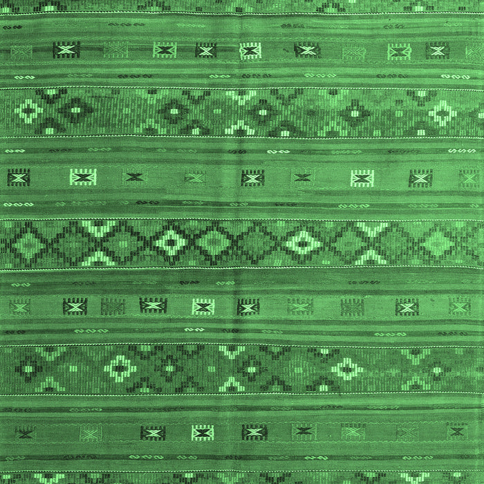 Southwestern Emerald Green Country Rug, tr4186emgrn