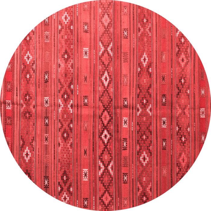 Machine Washable Southwestern Red Country Rug, wshtr4186red