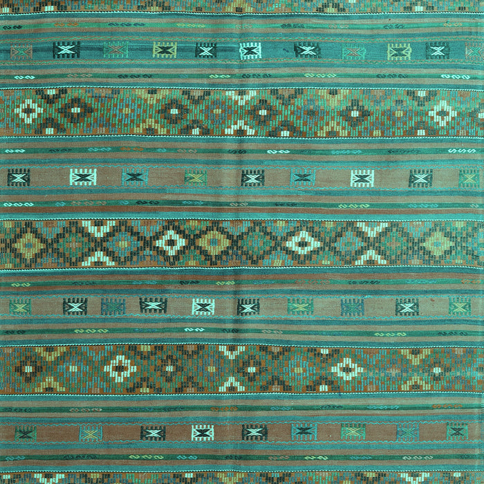 Southwestern Turquoise Country Rug, tr4186turq