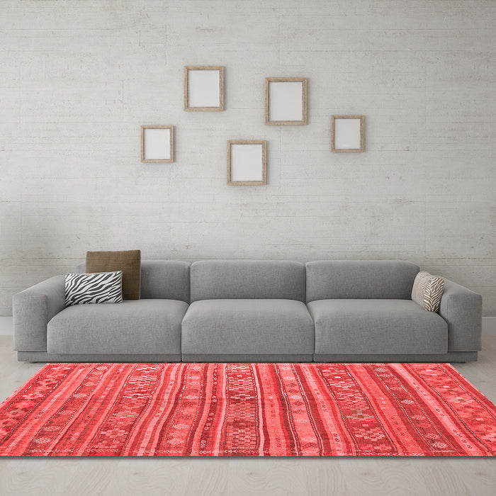Traditional Red Washable Rugs