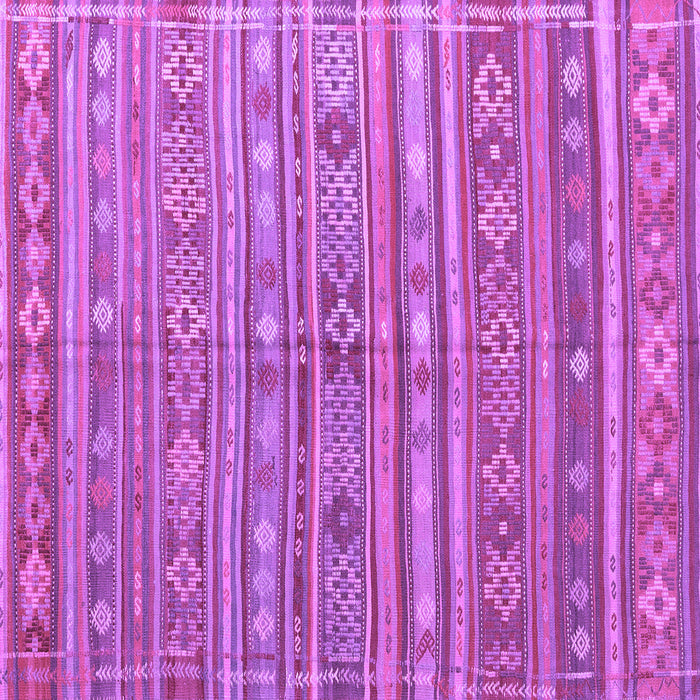 Square Persian Purple Traditional Rug, tr4187pur