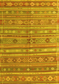 Persian Yellow Traditional Rug, tr4187yw