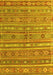 Persian Yellow Traditional Rug, tr4187yw