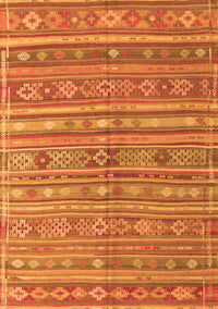 Persian Orange Traditional Rug, tr4187org