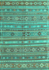 Persian Turquoise Traditional Rug, tr4187turq