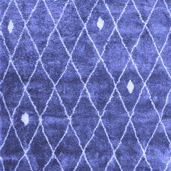 Machine Washable Persian Blue Traditional Rug, wshtr4189blu