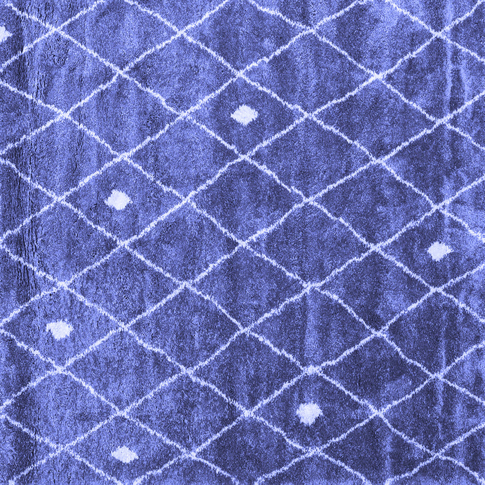 Square Persian Blue Traditional Rug, tr4189blu