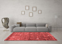 Machine Washable Persian Red Traditional Rug, wshtr4189red