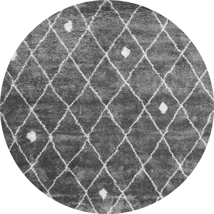Square Persian Gray Traditional Rug, tr4189gry