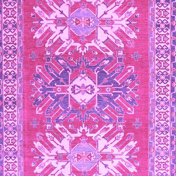 Geometric Purple Traditional Rug, tr418pur