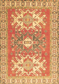 Geometric Brown Traditional Rug, tr418brn