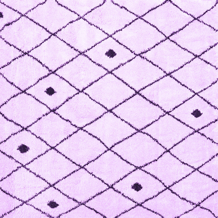 Square Machine Washable Persian Purple Traditional Area Rugs, wshtr4190pur