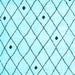 Square Machine Washable Persian Light Blue Traditional Rug, wshtr4190lblu