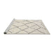 Sideview of Machine Washable Traditional Champagne Beige Rug, wshtr4191