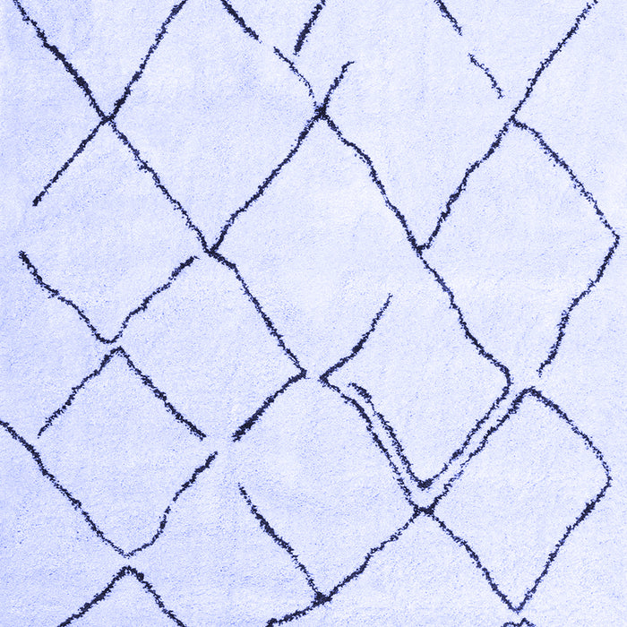 Machine Washable Persian Blue Traditional Rug, wshtr4191blu