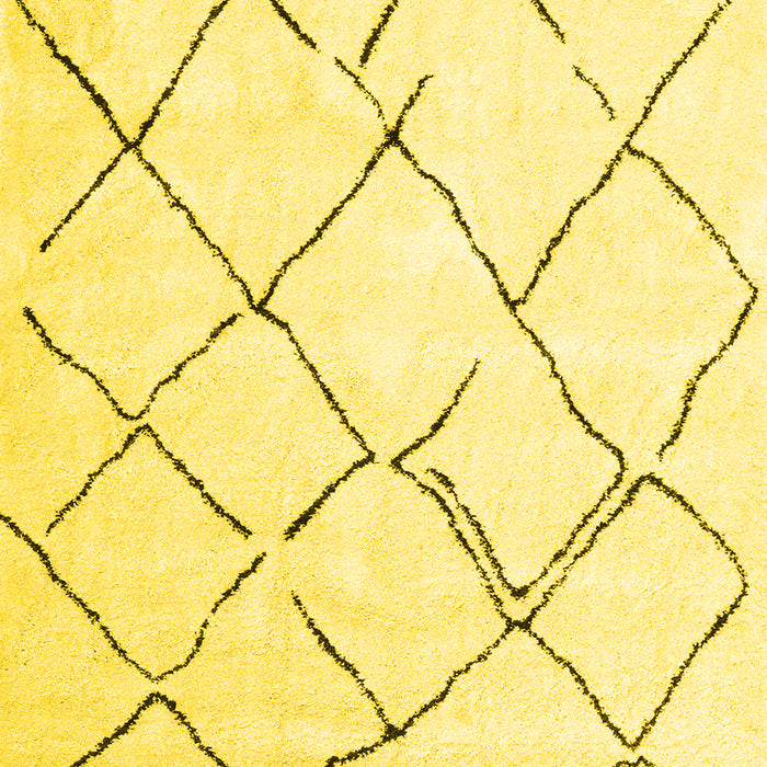 Machine Washable Persian Yellow Traditional Rug, wshtr4191yw