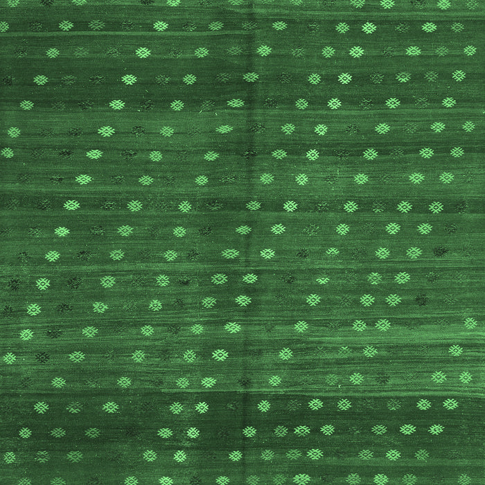 Southwestern Emerald Green Country Rug, tr4192emgrn