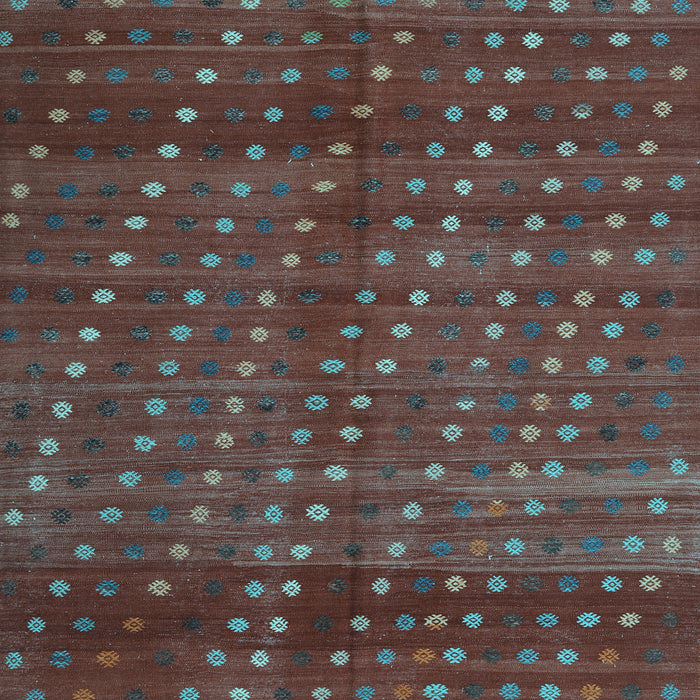 Southwestern Light Blue Country Rug, tr4192lblu