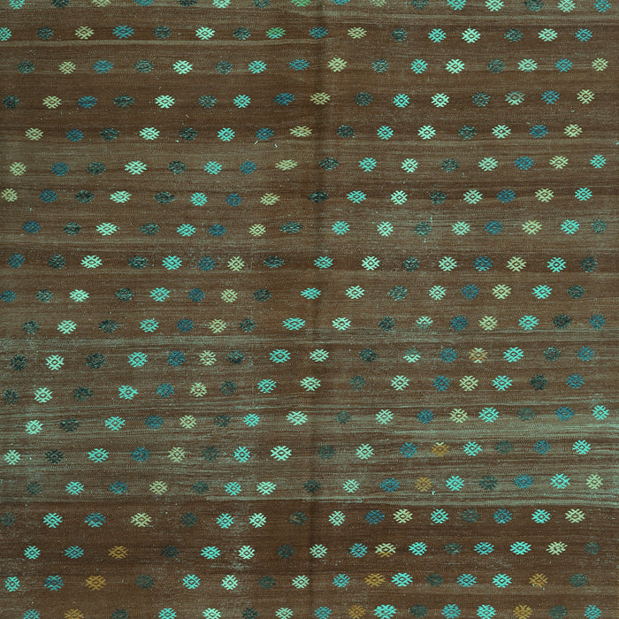 Machine Washable Southwestern Turquoise Country Area Rugs, wshtr4192turq