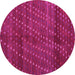 Round Southwestern Pink Country Rug, tr4192pnk