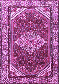 Medallion Purple Traditional Rug, tr4193pur