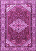 Medallion Purple Traditional Rug, tr4193pur