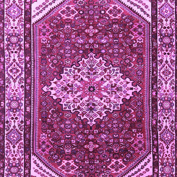Machine Washable Medallion Purple Traditional Area Rugs, wshtr4193pur
