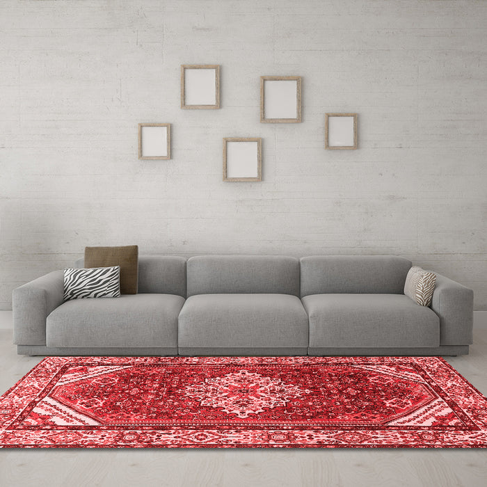 Traditional Red Washable Rugs