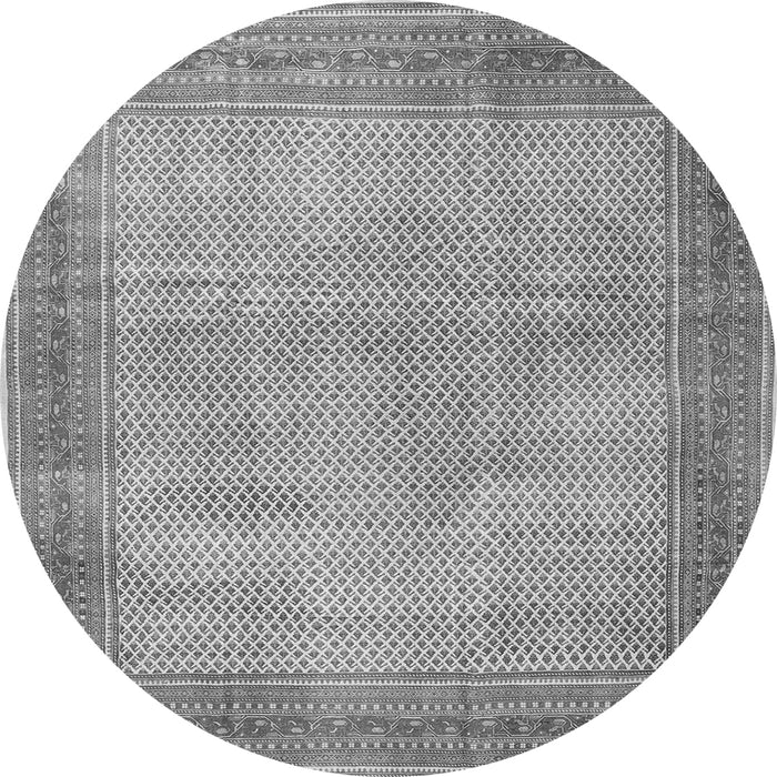 Machine Washable Persian Gray Traditional Rug, wshtr4194gry