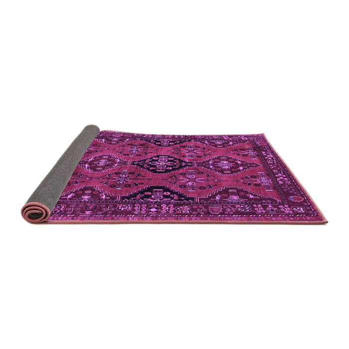 Sideview of Persian Purple Traditional Rug, tr4195pur