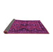 Sideview of Persian Purple Traditional Rug, tr4195pur
