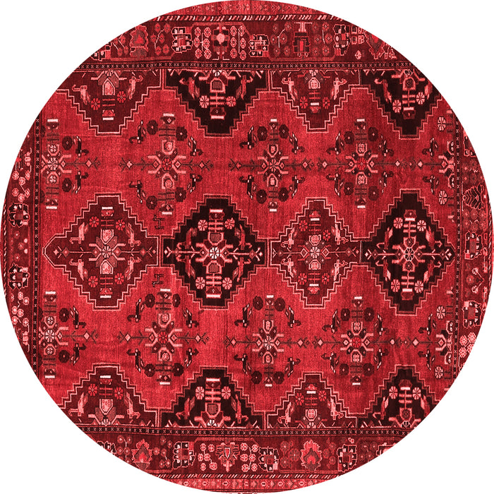 Machine Washable Persian Red Traditional Rug, wshtr4195red