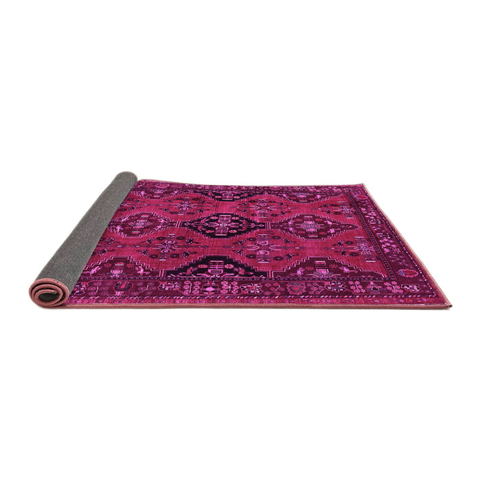 Sideview of Persian Pink Traditional Rug, tr4195pnk