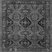 Serging Thickness of Persian Gray Traditional Rug, tr4195gry