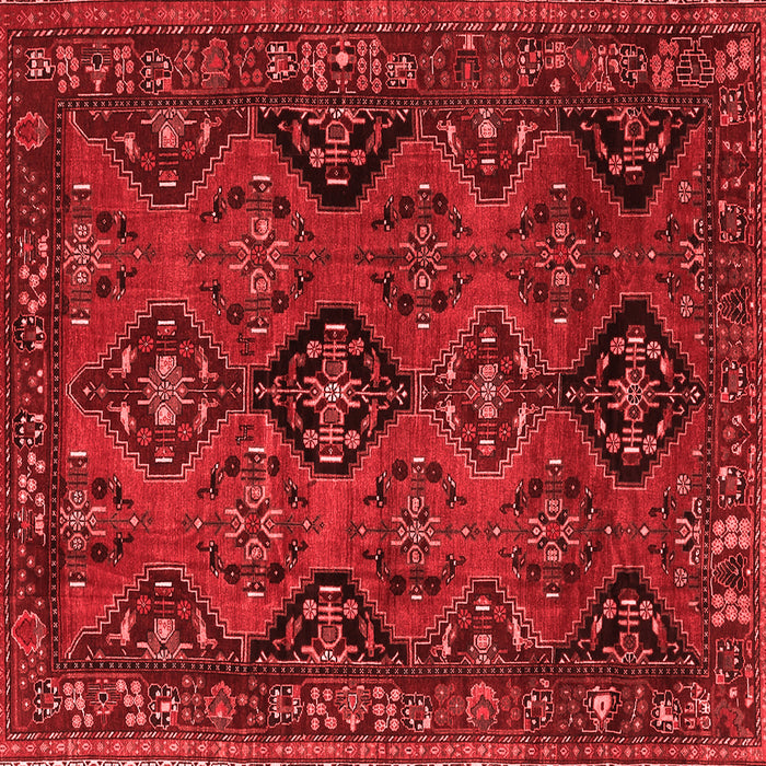 Machine Washable Persian Red Traditional Rug, wshtr4195red