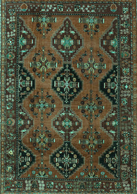 Persian Turquoise Traditional Rug, tr4195turq