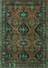 Persian Turquoise Traditional Rug, tr4195turq