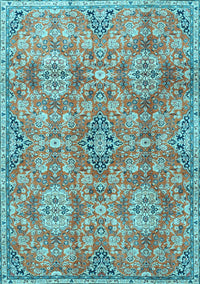 Persian Light Blue Traditional Rug, tr4196lblu