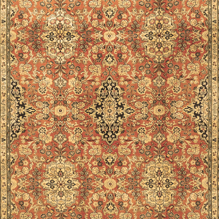 Machine Washable Persian Brown Traditional Rug, wshtr4196brn